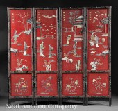 A Chinese Carved Red Lacquer a