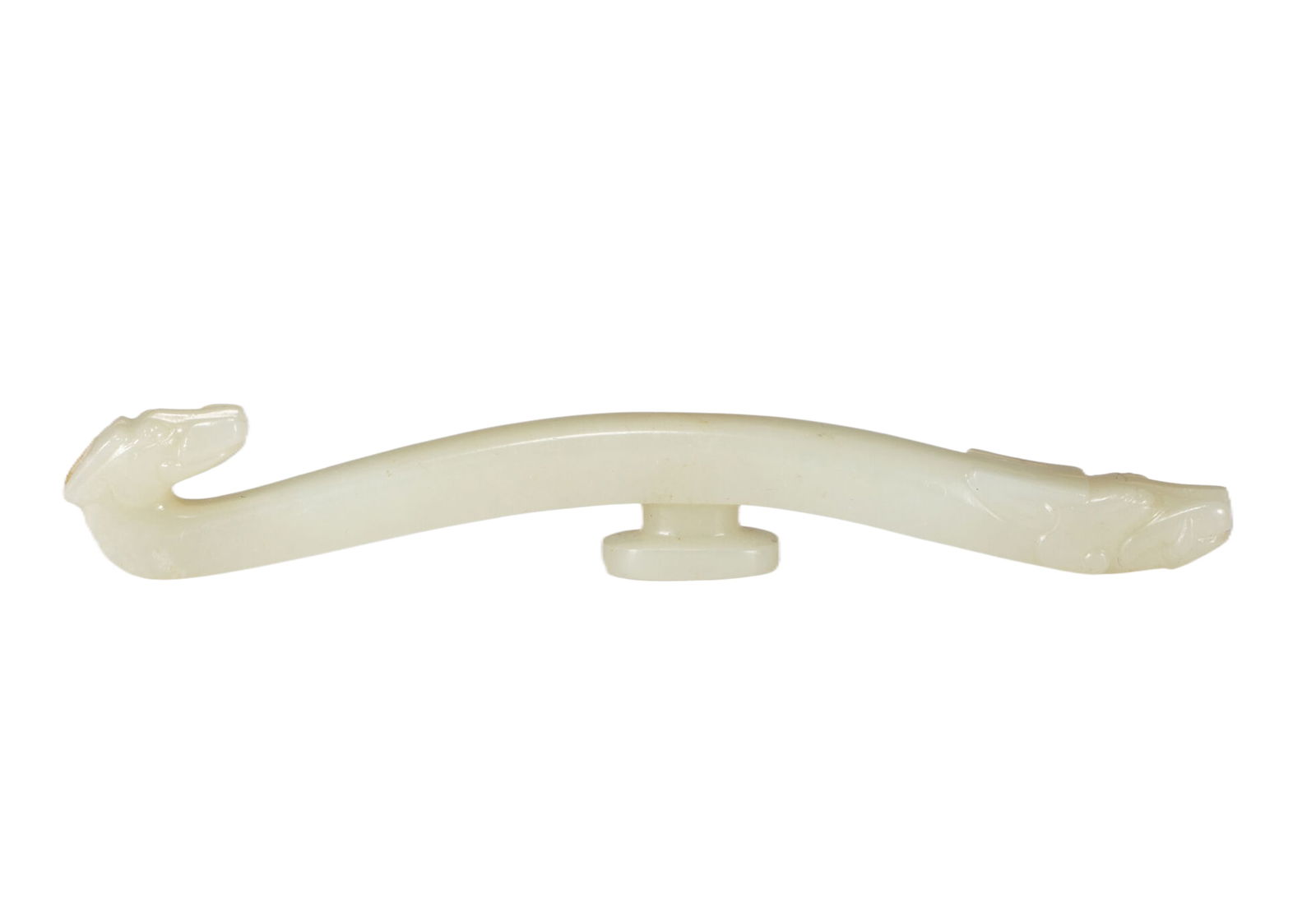 A CHINESE CARVED WHITE JADE