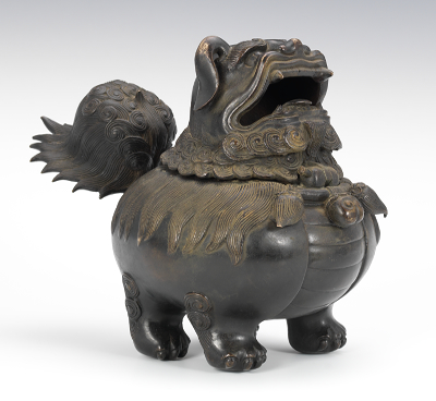 A Chinese Cast Metal Bixie