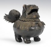 A Chinese Cast Metal Bixie Inc
