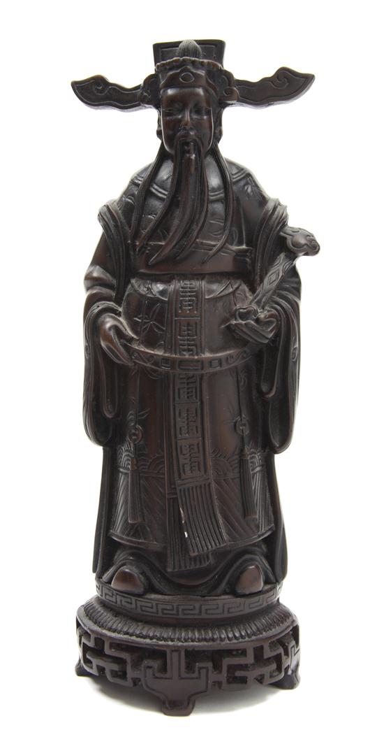 *A Chinese Cast Metal Figure