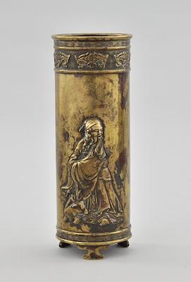 A Chinese Cast Metal Vase Approx.