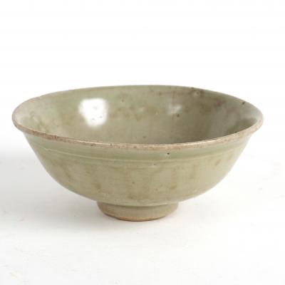 A Chinese celadon bowl, early Ming,