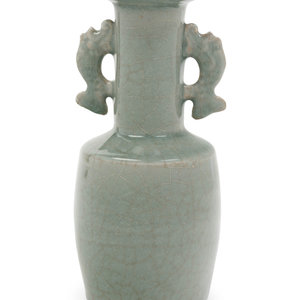 A Chinese Celadon Glazed