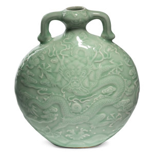 A Chinese Celadon Glazed