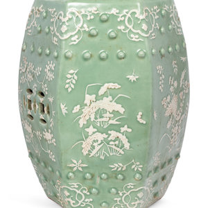 A Chinese Celadon Glazed
