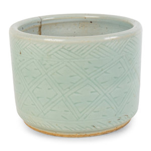 A Chinese Celadon-Glazed
