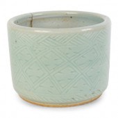 A Chinese Celadon-Glazed Porce