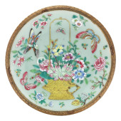 A CHINESE CELADON GROUND FAMIL