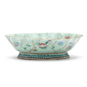 A CHINESE CELADON GROUND FAMIL