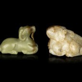 A Chinese Celadon Jade Figure