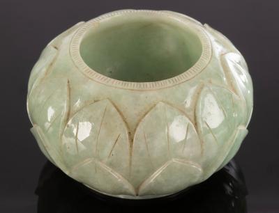 A Chinese celadon jade water