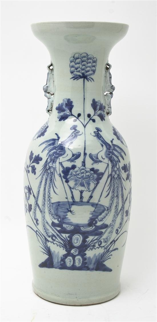A Chinese Ceramic Baluster Vase