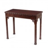 A Chinese Chippendale style ca
