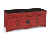 A CHINESE CINNABAR LACQUERED L