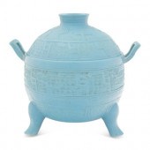 A Chinese Claire-de-Lune Porce