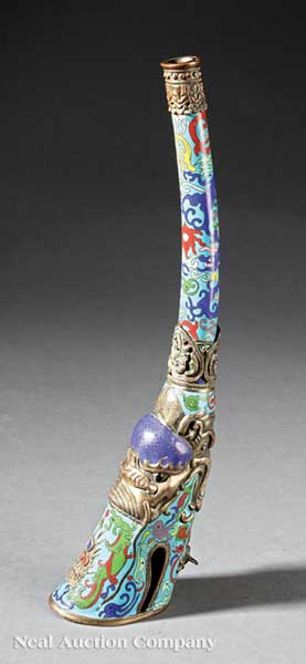 A Chinese Cloisonné Enamel Animal