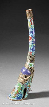 A Chinese Cloisonné Enamel Ani
