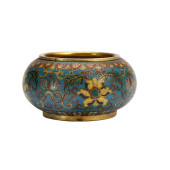 A CHINESE CLOISONNE ENAMEL FEE