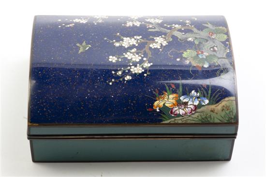 A Chinese Cloisonne Table Casket of