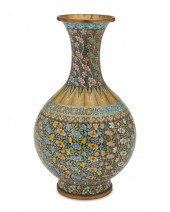 A CHINESE CLOISONNé VASEA Chin