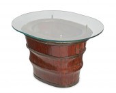 A CHINESE CONVERTED BABY BATH