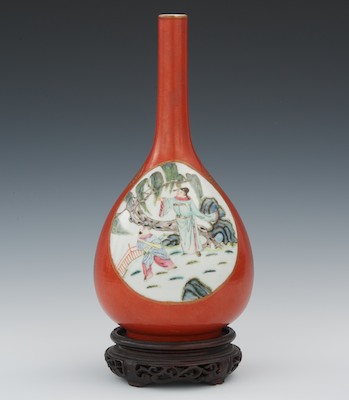 A Chinese Coral Red Porcelain