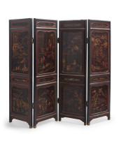 A CHINESE COROMANDEL FOUR-PANE