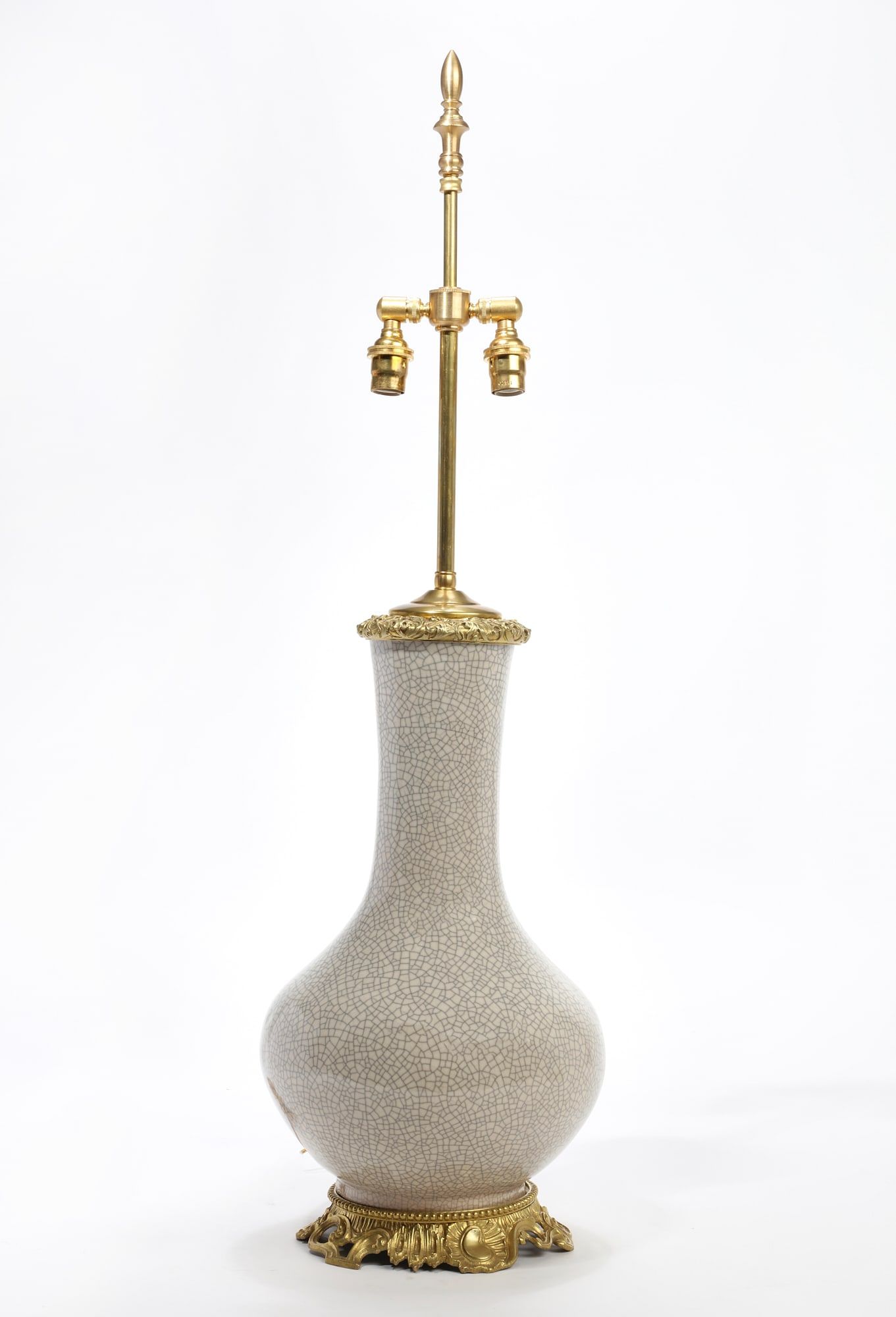 A CHINESE CRACKLE GLAZED