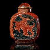 A Chinese Dark Green Overlay A