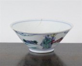 A Chinese doucai small conical