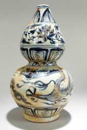 A CHINESE DRAGON-DECORATING BL