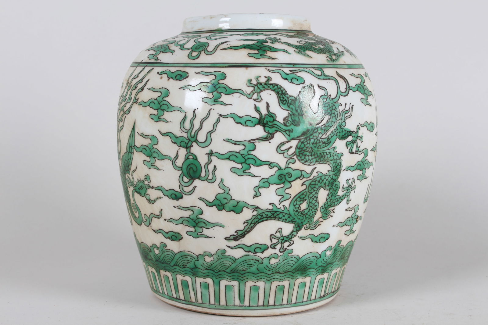 A CHINESE DRAGON-DECORATING