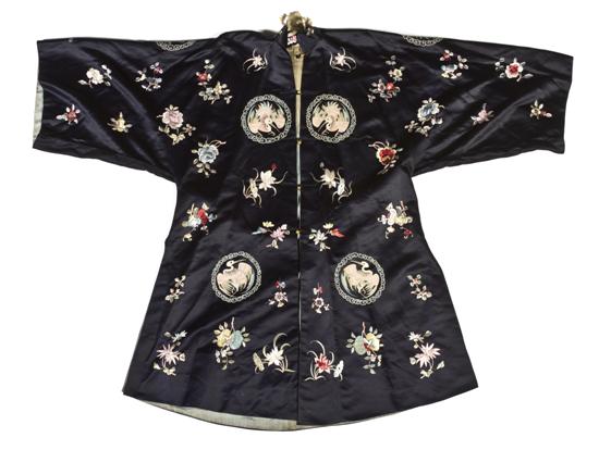 A Chinese Embroidered Robe having