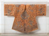 A CHINESE EMBROIDERED SILK CHI