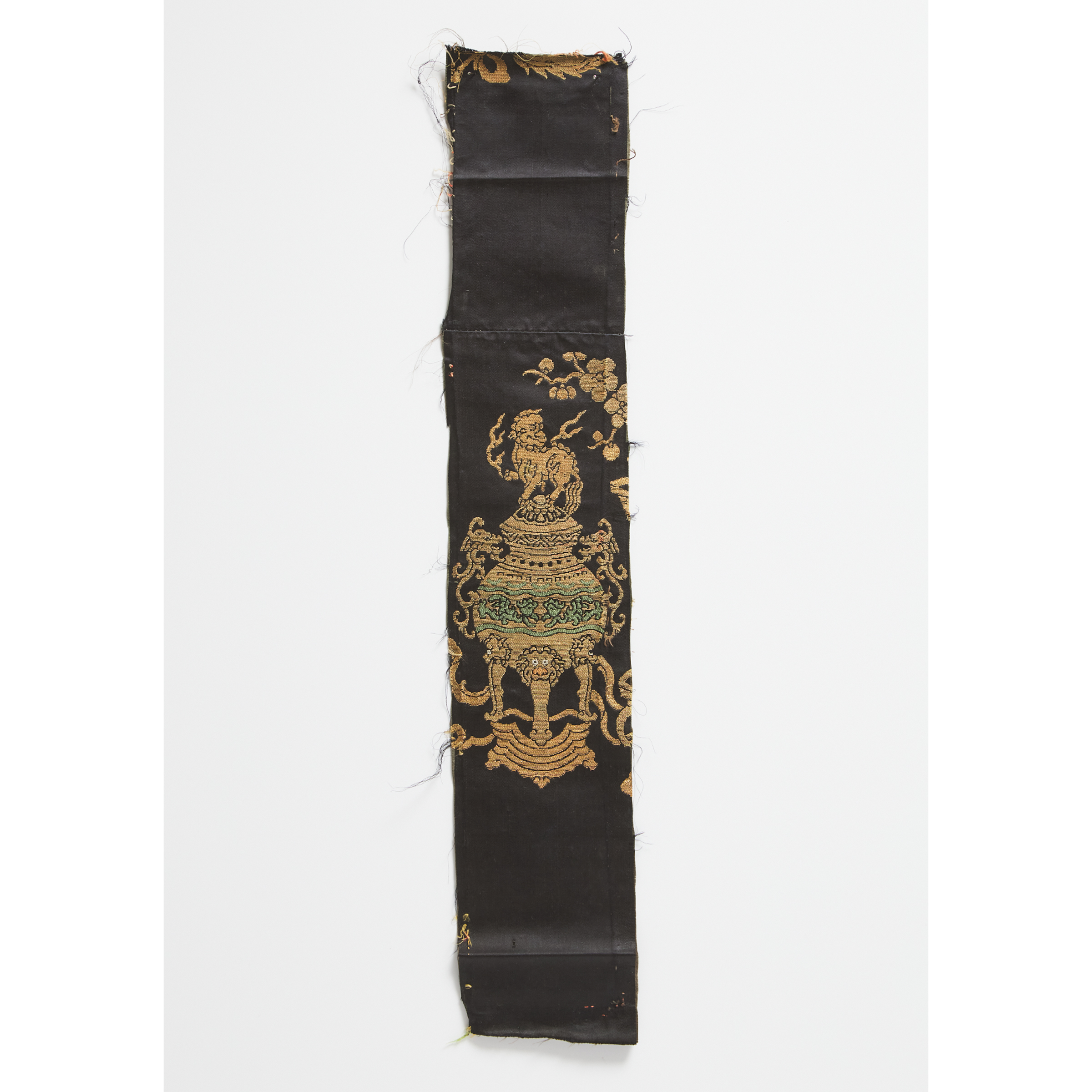 A Chinese Embroidered Silk Robe