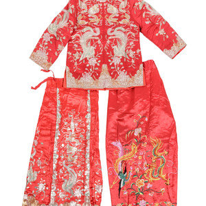 A Chinese Embroidered Silk
