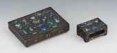 A Chinese Enameled Bronze Box