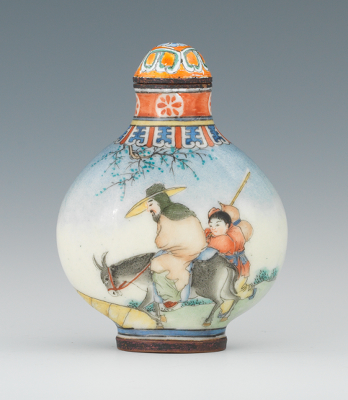 A Chinese Enameled Snuff Bottle