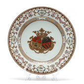 A CHINESE EXPORT ARMORIAL CHAR