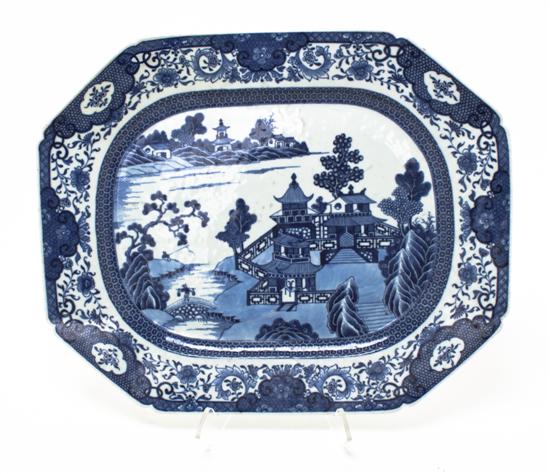 A Chinese Export Blue and White