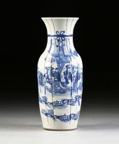A CHINESE EXPORT BLUE AND WHIT