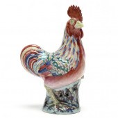 A CHINESE EXPORT COCKEREL SCUL