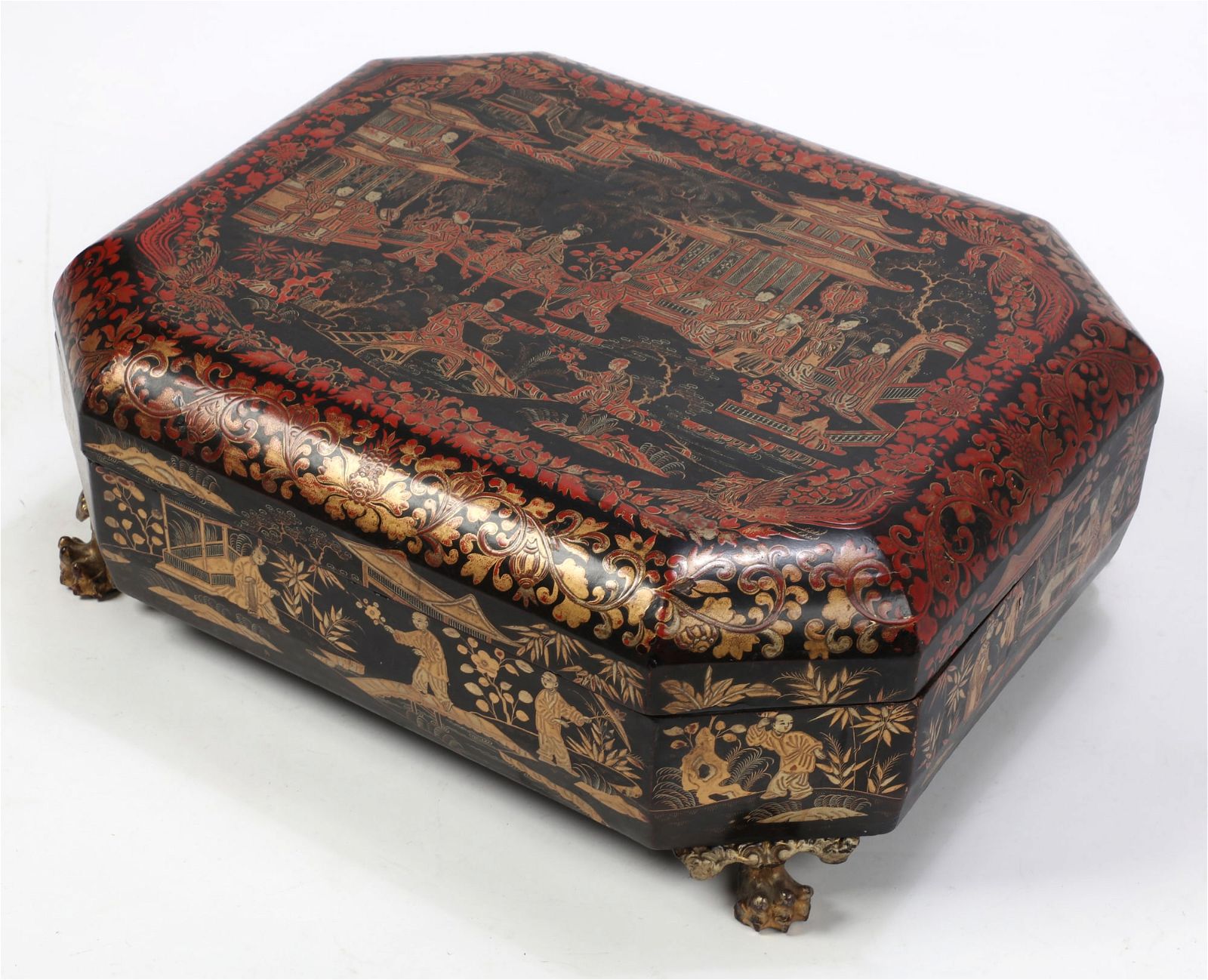 A CHINESE EXPORT LACQUERED GAMES