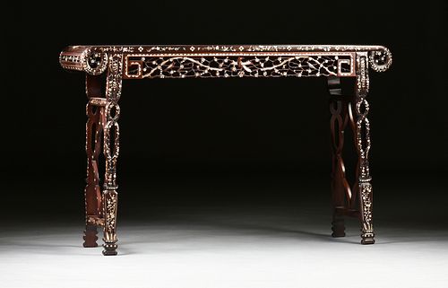 A CHINESE EXPORT MOTHER OF PEARL