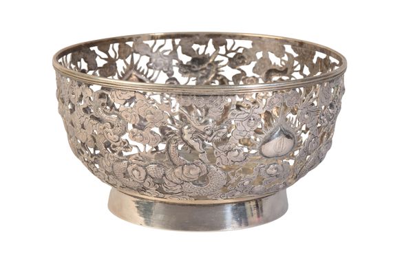 A CHINESE EXPORT PIERCED WHITE