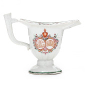 A CHINESE EXPORT PORCELAIN ARM