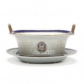 A CHINESE EXPORT PORCELAIN ARM