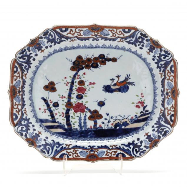 A CHINESE EXPORT PORCELAIN BAMBOO