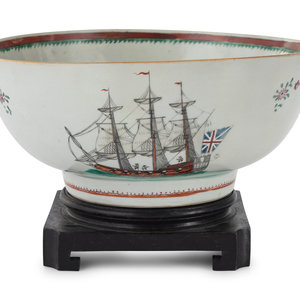 A Chinese Export Porcelain Center